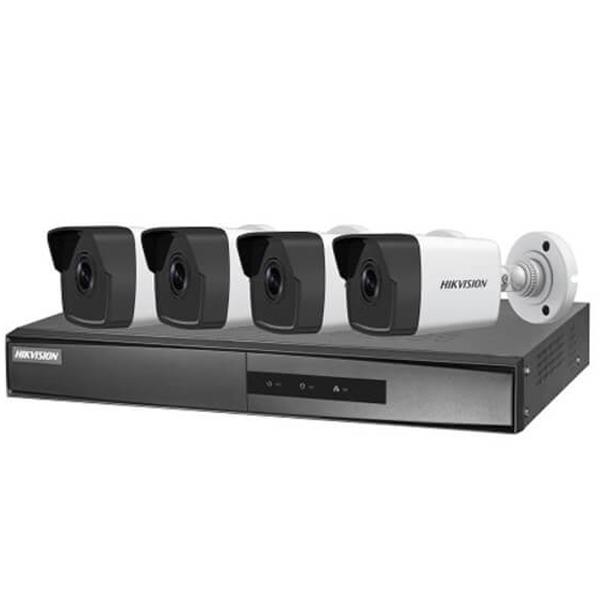 Bộ Kit Wifi NK42E0H-L 4 Camera HIKVISION DS-2CD1023G0E-I(L) Full HD 1080P + 1 Đầu ghi HIKVISION NVR DS-7104NI-Q1/4P/M