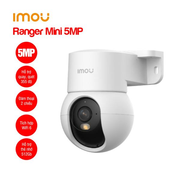 Camera Ranger Mini 5MP IMOU IPC-K2MP-5H1WE - Phát Hiện Người, Đàm Thoại 2 Chiều, Quay Quét 360°, Kết Nối WiFi/USB-C